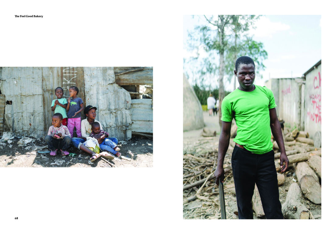 Layout designs featuring some of the people