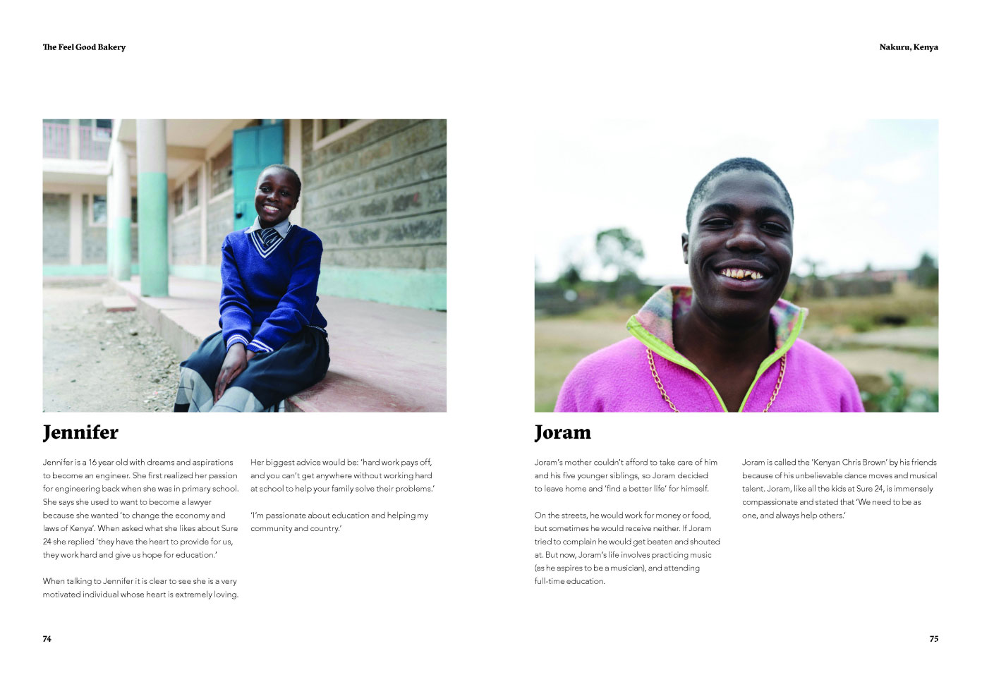 Joram and Jennifer layout design