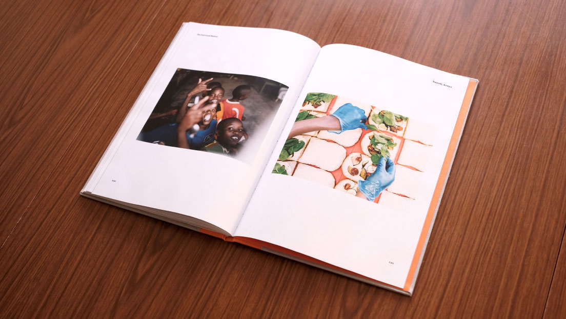 Photograph of inside one of the pages