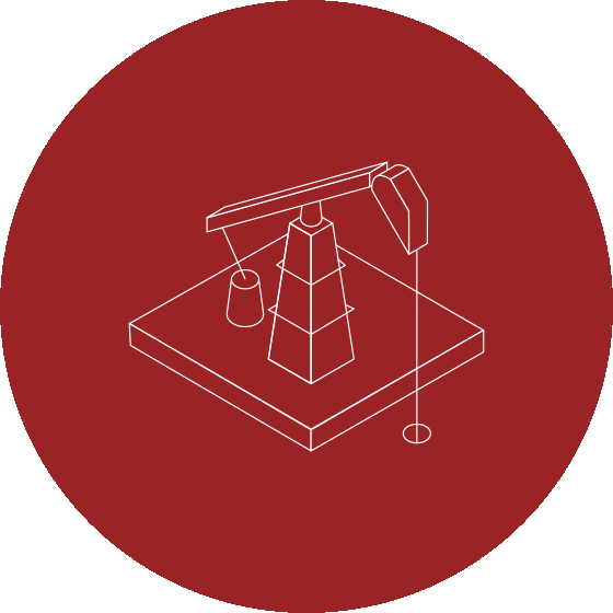 Gif showing Onshore drilling rig